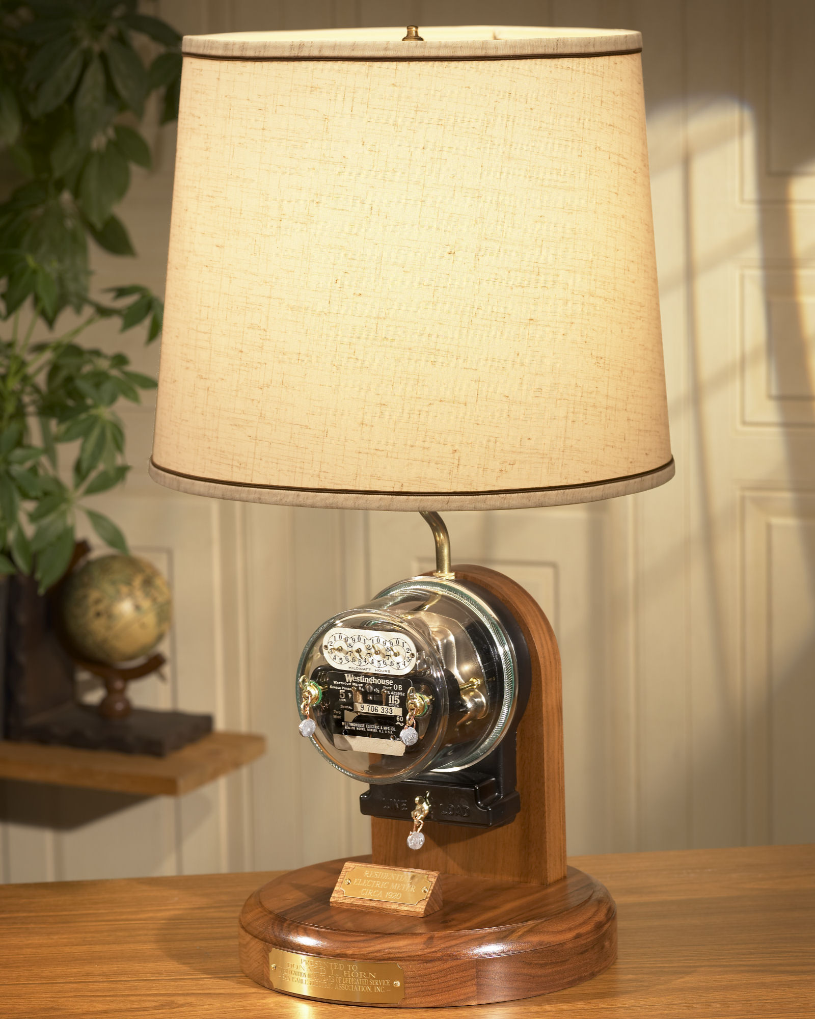 Heritage Residential Meter Lamp...traditional version. Deluxe is the same but with gold embellishments.